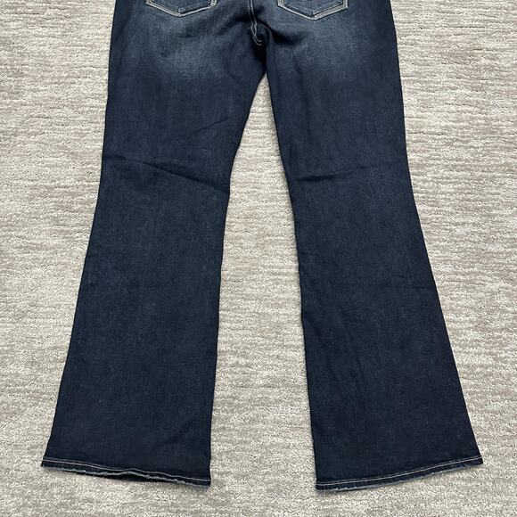 Silver Jeans Co Suki Bootcut Jeans Womens 16W 33 Dark Wash Button Fly Stretch - Picture 7 of 13